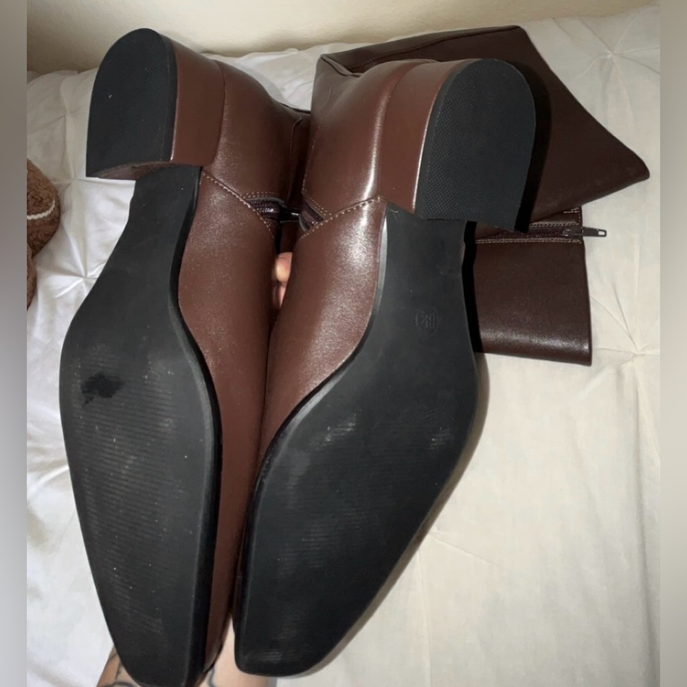 NWOT Target Universal Thread Calf-High Chocolate … - image 7